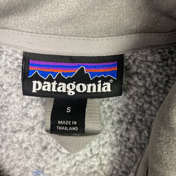 Patagonia Better Sweater Women's Small Gray Pullover Fleece 1/4 1/2 Zip 25618 - Picture 7 of 12